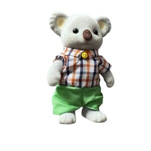 Calico Critters Sylvanian Families Koala Family Member Gray Plush Toy Outfit